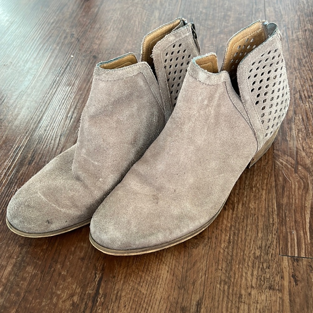 Tan Faux Ankle Booties